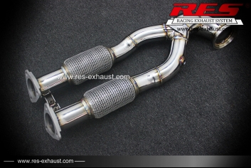 All SS304 / Decat (Catless) Downpipe
